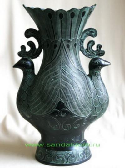 Ваза FQ009 бронза с патиной h~32sm