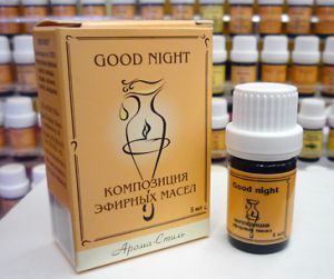Композиции из натуральных эфирных масел: "Good night", 5 мл 