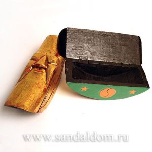 IE120 Шкатулка луна в ассор. L-29cm, h-11cm