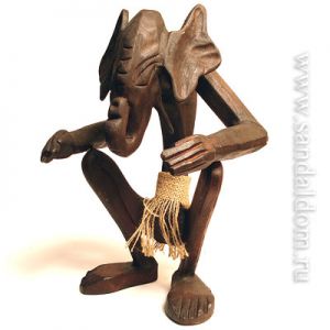 IE123 Слон Асмат (дерево) h-35cm