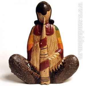 IE124 Флейтист (дерево) 25cm