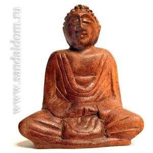 IE125 Будда маленький (красное дерево) h-10cm