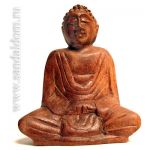 IE125 Будда маленький (красное дерево) h-10cm