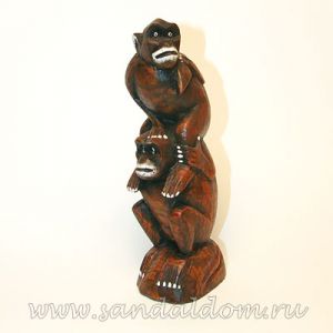 IEAA242 Две обезьяны ~23cm