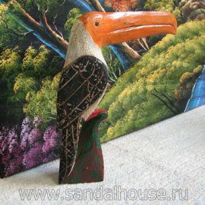 IEBD393 Тукан 35см (дерево)