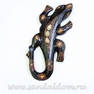 Саламандра IECWA61106 h=20см Настенная темная с ракушками 