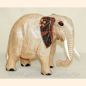 IEWS-053 Слон батик (дерево)