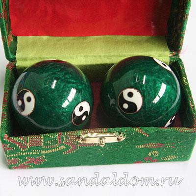 J0002-08 - Шары Здоровья поющие Инь Янь 45mm