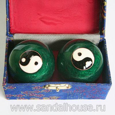 J0002-26 - Шары Здоровья поющие Один мал. Инь Янь 45mm