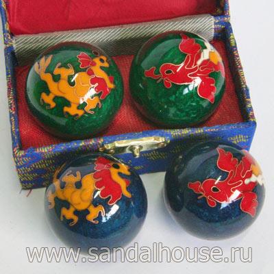 J0002-27-28 - Шары Здоровья поющие Дракон и феникс 35mm