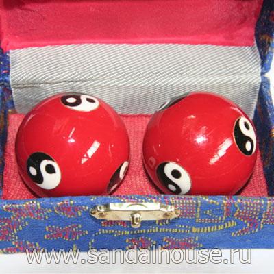 J0004-08 - Шары Здоровья поющие Инь Янь 35mm