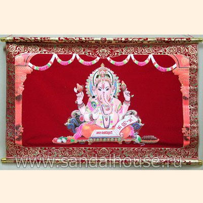 Свиток Фэн-Шуй /шир. 90см/ Ганеш 