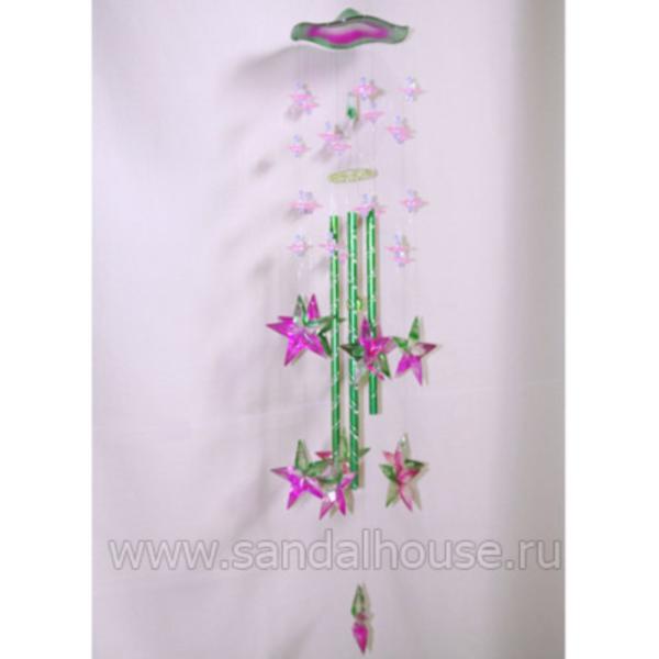 Музыка ветра ПВ-plastic 4трубочки+звезды