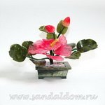 Цветок Фен-Шуй керамика-стекло  h~14sm