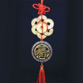 Подвеска иероглиф в рамке+ 8 золотых монет