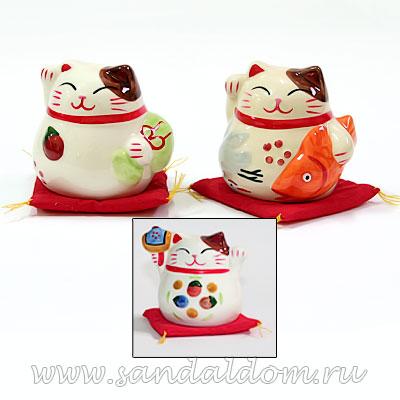 Манеки Неко MANK187 Кошка  h=7см КОПИЛКА