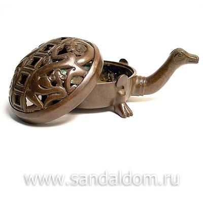 Курительница MCB8635 черепаха L=17см