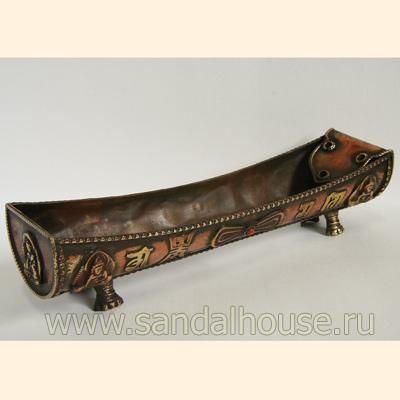 Купить Подставка под благовония N4834 HALF-Boat L=21см. Интернет-магазин