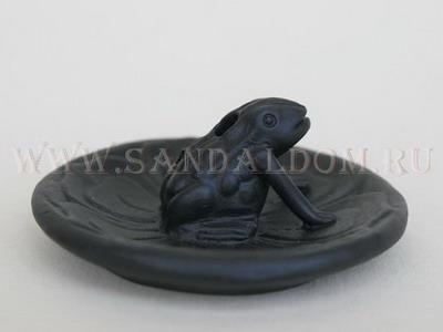 Купить Подставка под благовония N4847 легушка на подставке Nepal. Интернет-магазин