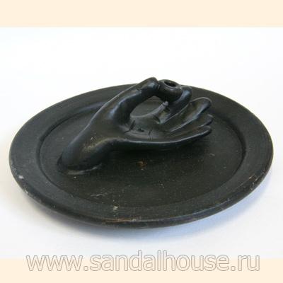 Купить Подставка под благовония N4854 plate+hand. Интернет-магазин