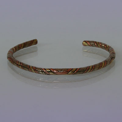 Браслет-оберег узор с медью