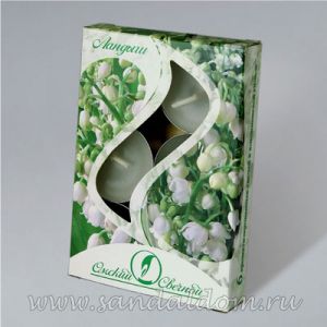 Свеча OSA-008 ароматизированная ЛАНДЫШ (уп 6шт)