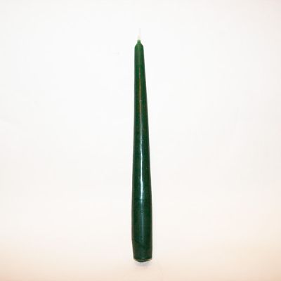 Свеча античная темно-зеленая