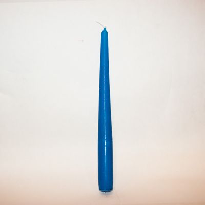 Синяя античная свеча, высота 250мм купить
