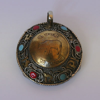 Амулет PAR027  K3 d~3sm Nepal