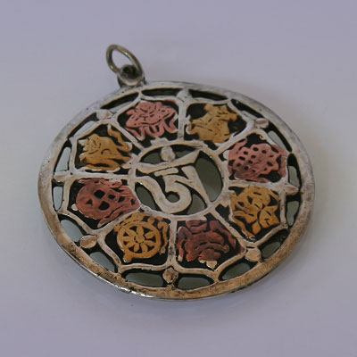 Амулет PAR035  K25  d~5sm Nepal