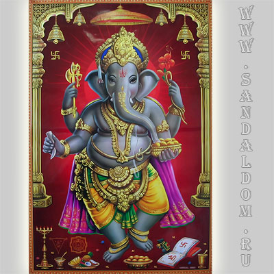 Постер 49*57см ГАНЕШ  POST002