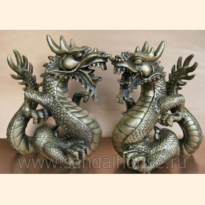Драконы Китайские набор 2 шт  Q0017  h=17см СКИДКА 10% (цена со скидкой 401р)
