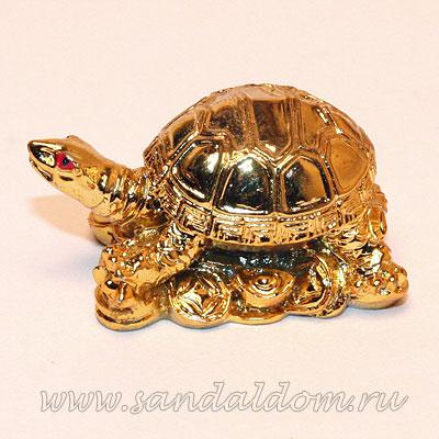Черепашка Q0156 h~2.5sm (под золото) (мин 3шт)