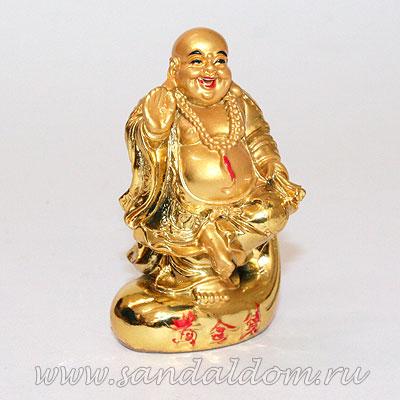 Хотей Q0164 h~7,5cm (2 вида) золото (мин 2 шт)