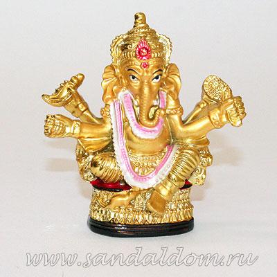 Ганеш Q0231 под золото h-8cm (мин 2шт)