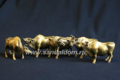 Корова QT22367  из набора h~6sm бронза