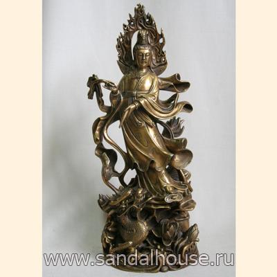 Гуань Инь QT30433 богиня милосердия бронза