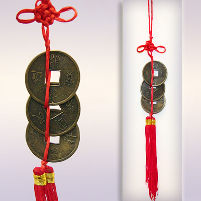 Цепь из 3-х монет d=3см 