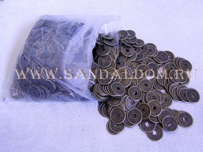 Монета темная d=2см