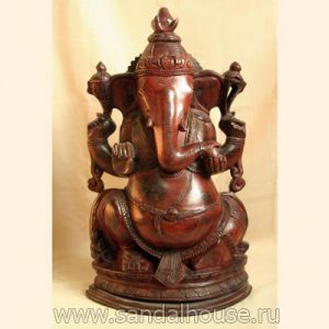 Ганеша розовое дерево 24" ~60см