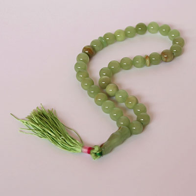 Четки из натурального камня ОНИКС, 33 бусины, 12мм L=30см