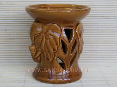 Аромалампа  2 СЛОНА керамика h~9sm 