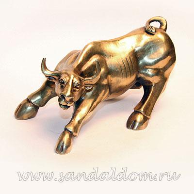 Бык TD22 статуэтка h~12sm бронза