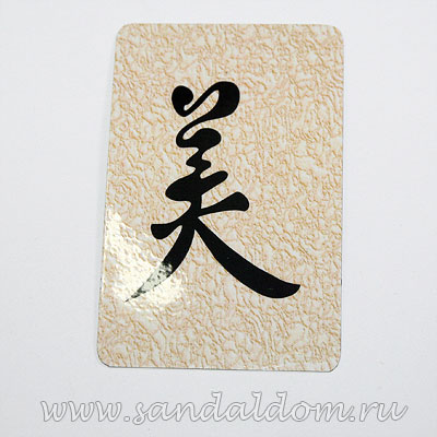 Магнит Фен-Шуй  на холодильник с иероглифом Красота