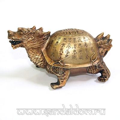Дракон-черепаха TS21  h~7sm бронза