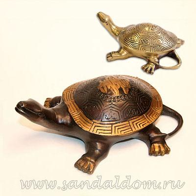 ЧерепахаTS53-2  L~18sm бронза