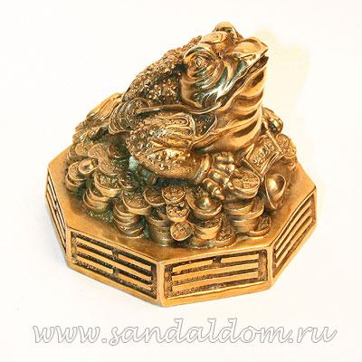 Жаба богатства TS68  на багуа h~11sm бронза