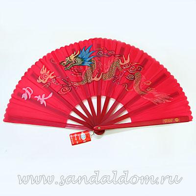 Веер кунг-фу КРАСНЫЙ 35см