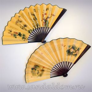 GIFT Веер ЦВЕТЫ 33см