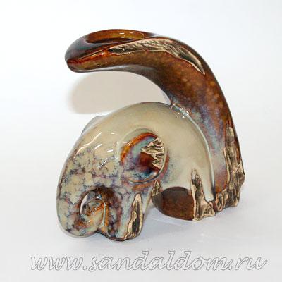 Подставка XL081 под  свечу,  керамика h-13cm